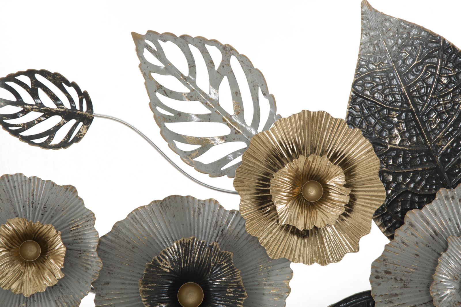 Nature’s Elegance Wanddecoratie Metaal 120×59 cm