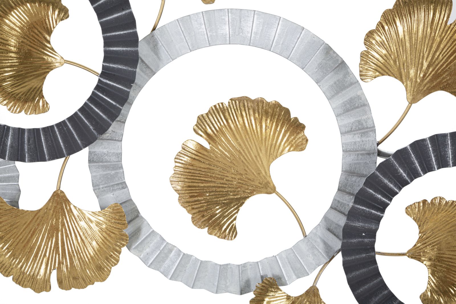 Wanddecoratie Arty Metaal Natuurdesign 128×44 cm