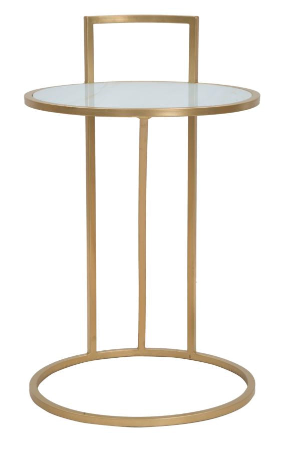 Golden Aura Bijzettafel – Ø 38×61 cm