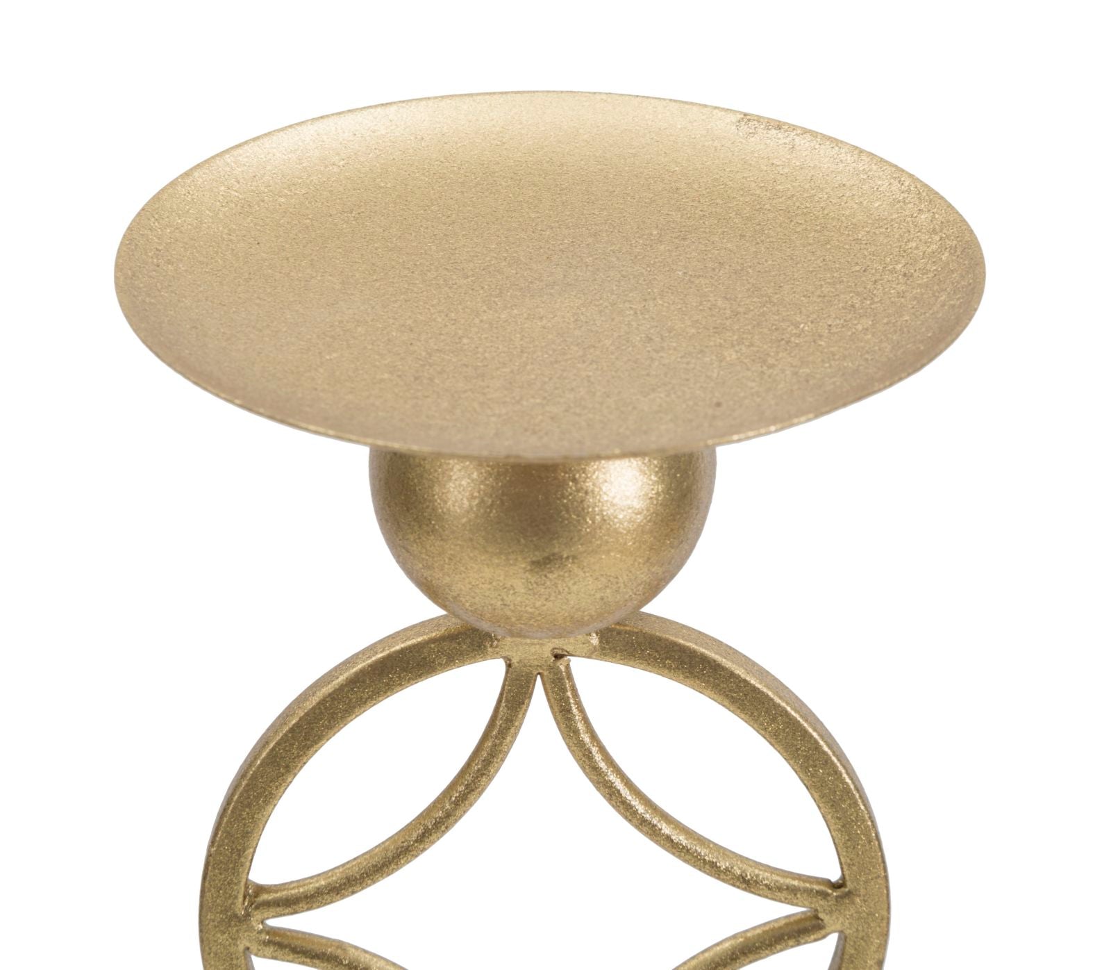 Elegant Star Kandelaar Goud Metaal Marmer 10×32 cm