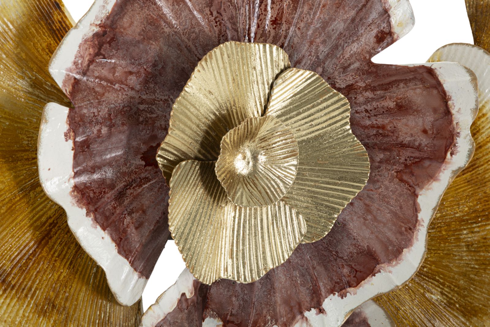 Floral Radiance Wanddecoratie Metaal 92,1×51,4 cm