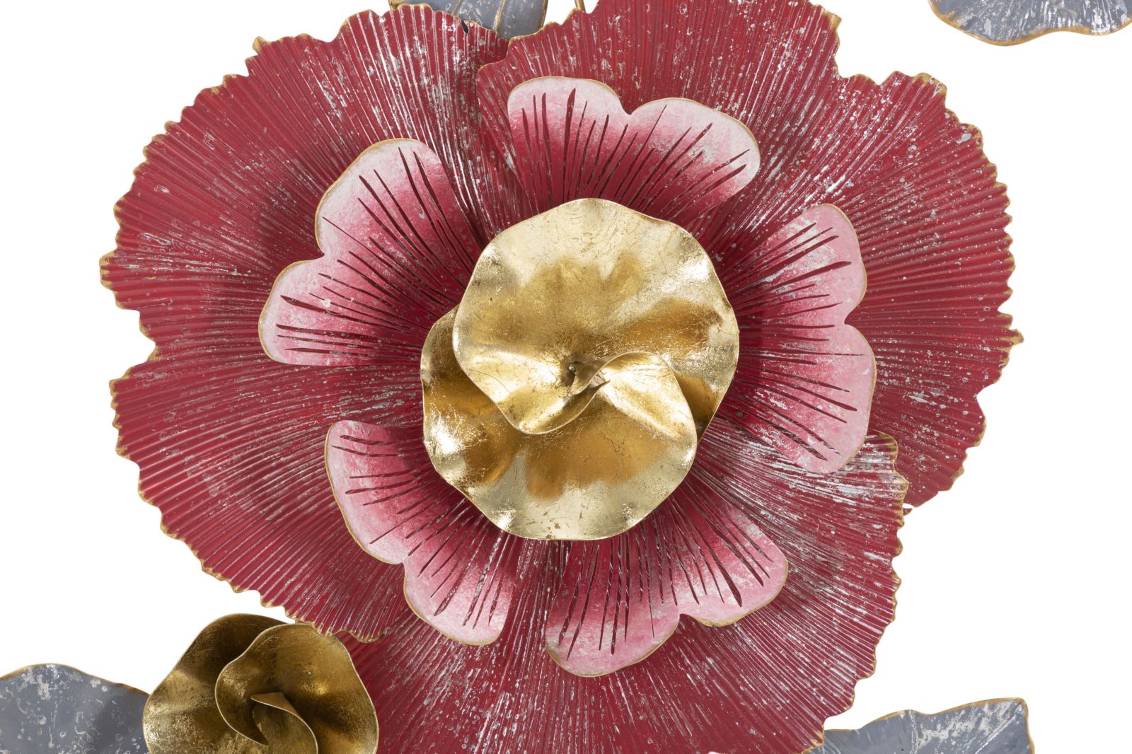 Vibrant Bloom Wanddecoratie Metaal 62×112 cm