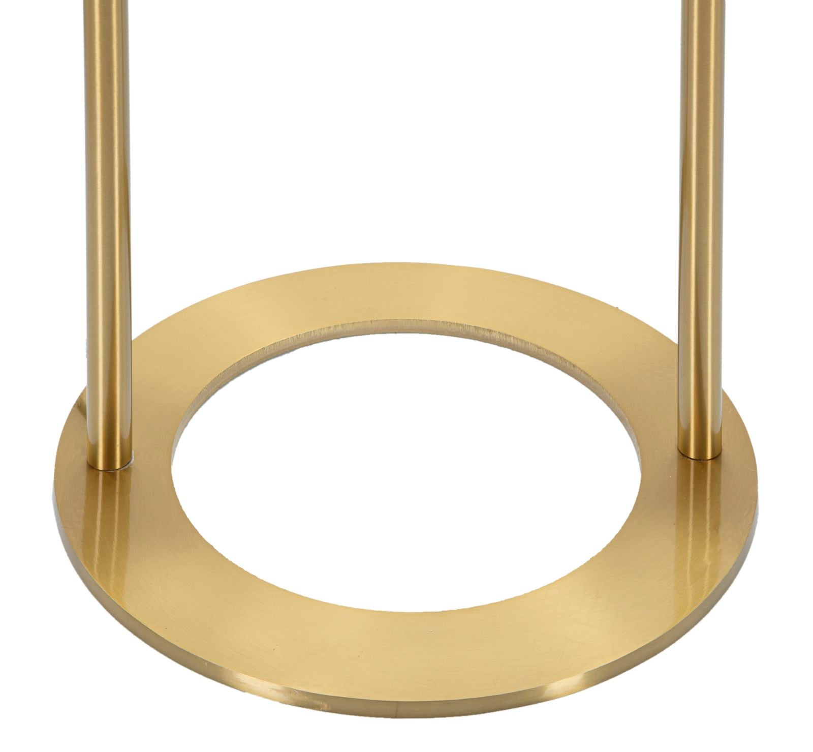 Glamorous Arc Vloerlamp Goud Wit Glazen Bol 28×168 cm