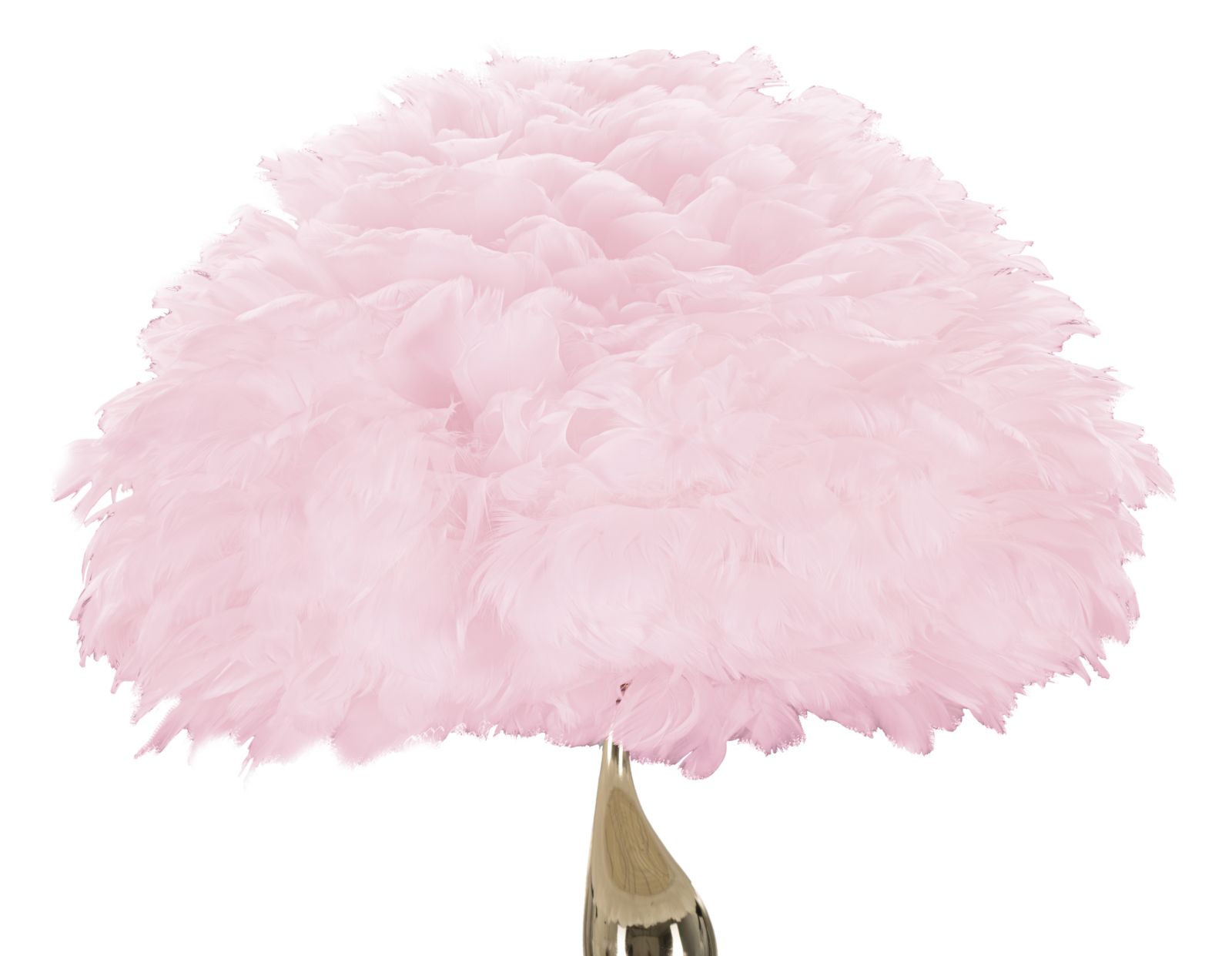 Vloerlamp Slim Pink Goud Roze Veren Ø 50×165 cm