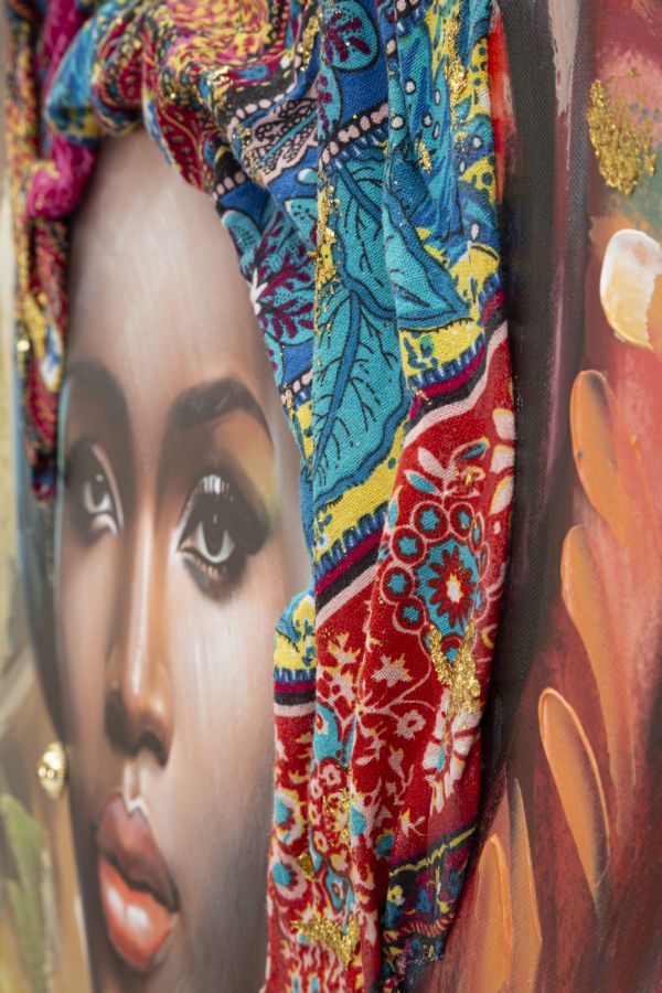 “Serena’s Grace” Schilderij Afrikaans Goud