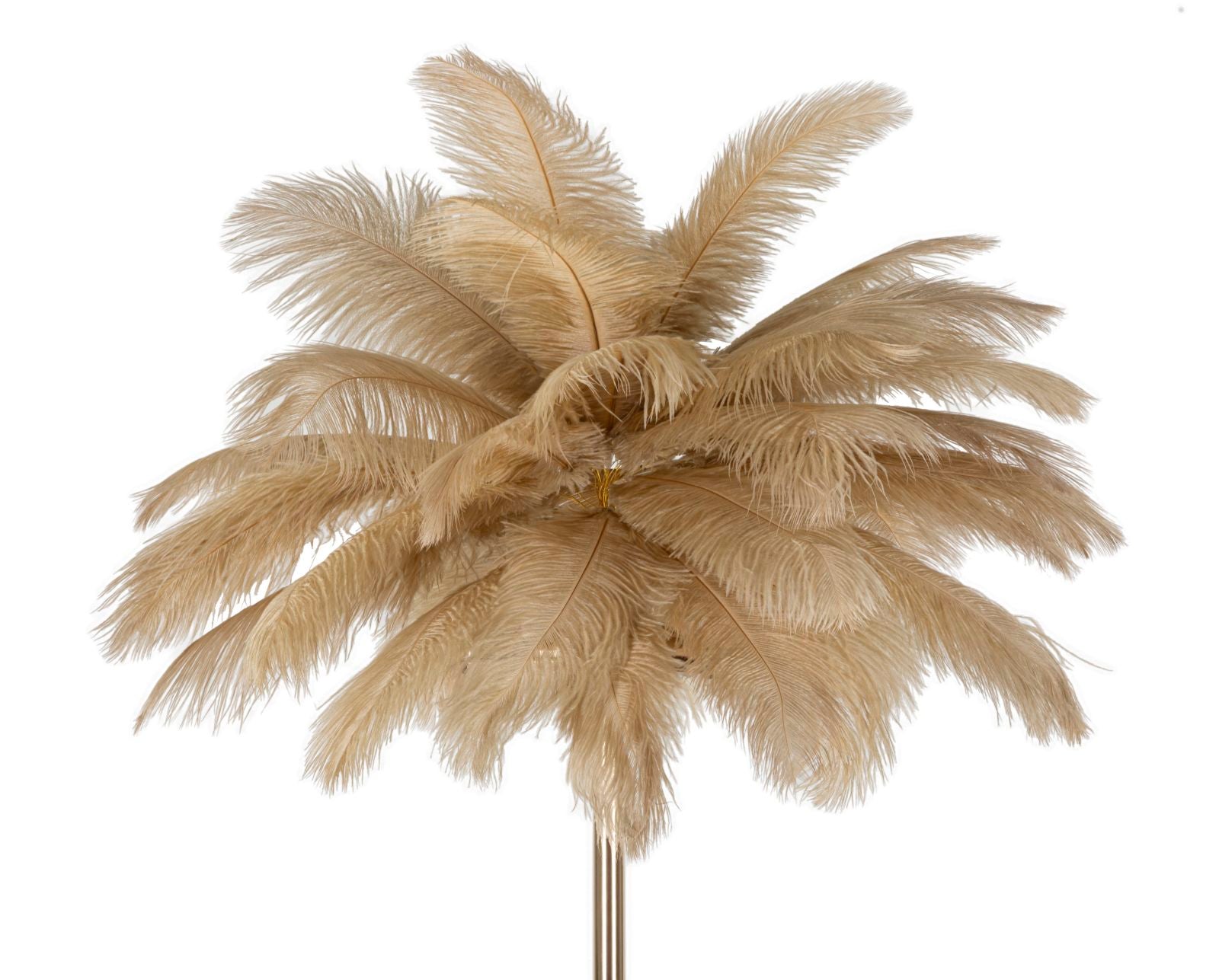 Vloerlamp Palm Camello Goud Caramelveren Ø 55×160 cm